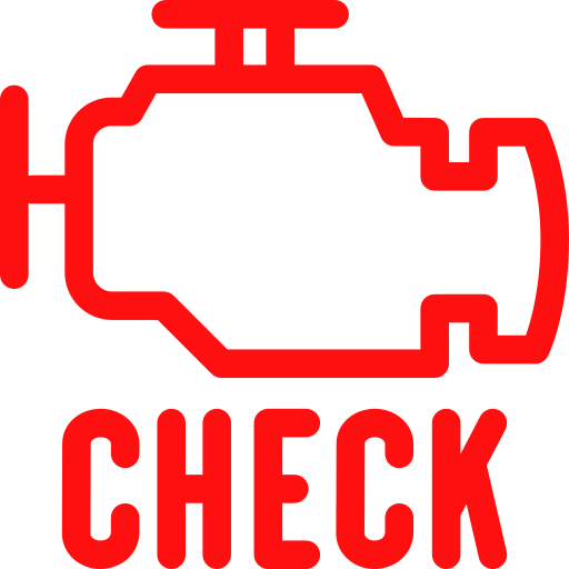 Check Engine Light Diagnosis Icon